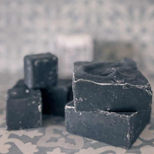 Frankincense and Charcoal Essential Oil Goat Milk Soap