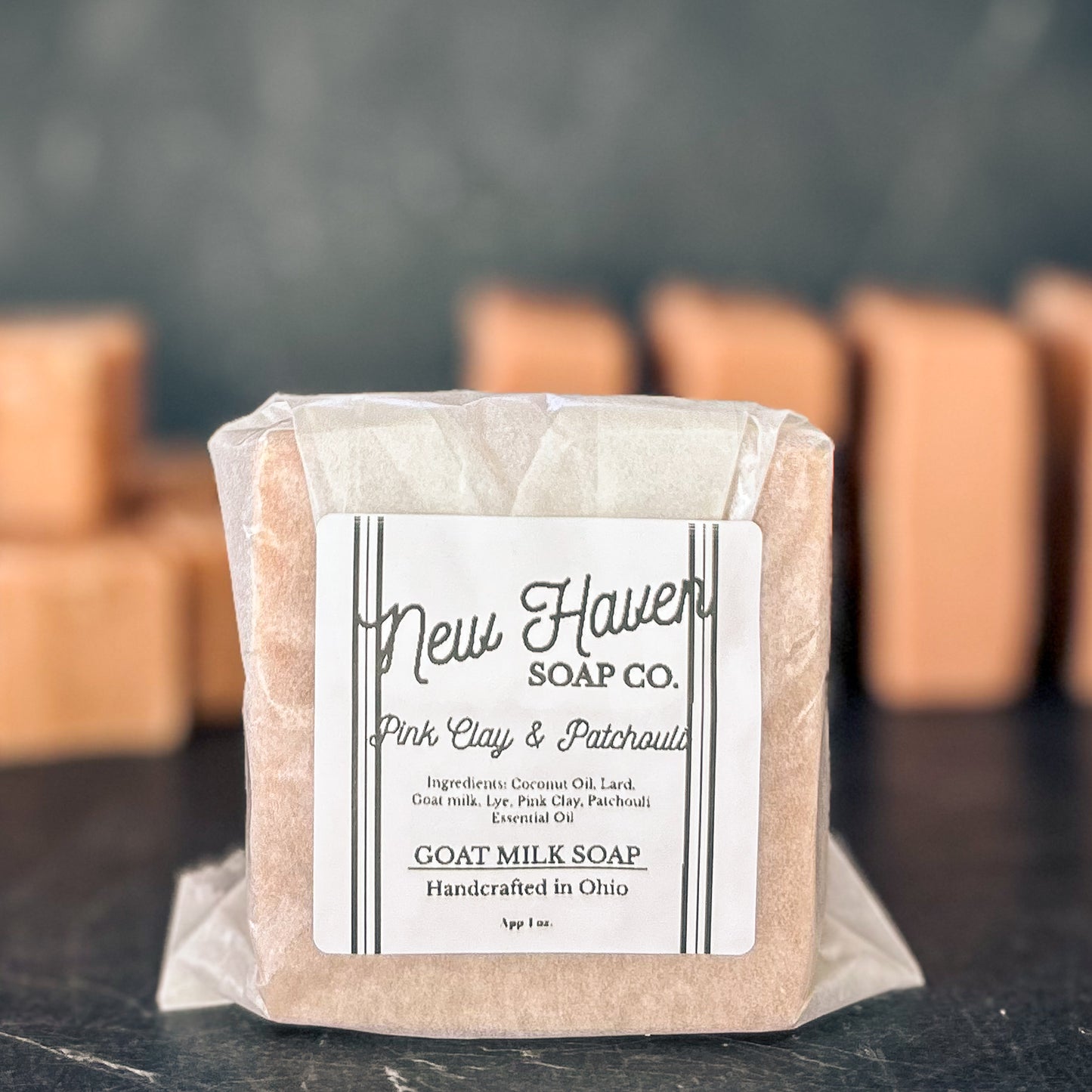 Pink Clay & Patchouli Essential Oil Goat Milk Soap